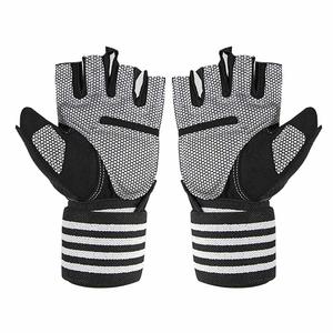 Gants de musculation antidérapants de qualité supérieure pour l'entraînement physique, avec rembourrage, respirants, sans doigts, pour le soutien des exercices et le cyclisme - Product Image 5
