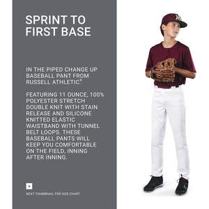 Pantalones Deportivos Personalizados con Ribete para Béisbol y Sóftbol de Lanzamiento Rápido, Comodidad y Rendimiento Atlético - Product Image 3