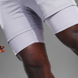 Shorts cargo pour hommes en coton, multi-poches, avec cordon de serrage, tissu durable, respirant, matière ajustable pour un coupe décontractée 2026 - Product Image 4