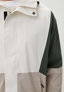 Men's Custom Plus Size Gym Jacket Lightweight Breathable Rain Resistant Waterproof Windbreaker Embroidery Stand Color <b>Block</b> Thin - Product Image 3