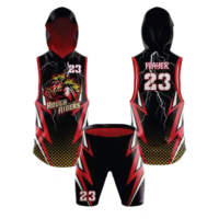 Uniformes de Fútbol Americano 7V7 Personalizados, Transpirables, de Talla Grande, para Unisex, con Nombres y Números de Equipo, sin Mangas