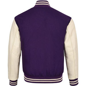 Veste universitaire au design classique pour homme, décontractée, à blocs de couleur, boutonnée, pour le printemps, l'automne, l'école et le baseball - Product Image 6