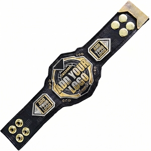 Ceinture de championnat de lutte miniature personnalisée, karaté, MMA, boxe, judo, jiu-jitsu, cuir de vache, alliage de zinc, BLAZE FIGHT WEAR BFW - Product Image 1