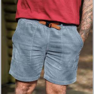 Shorts pour hommes avec cordon et poches, légers et respirants, parfaits pour toutes les saisons - Product Image 6