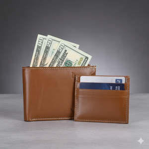 Carteras Largas de Cuero Genuino Unisex de Alta Calidad, Diseño de Lujo, Logotipo Personalizado Grabado y Repujado, Forro de Satén, Caja de Regalo Abierta - Product Image 2