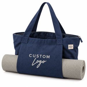 Sac de transport pour tapis de yoga avec bandoulière longue personnalisée et fermeture éclair, idéal pour le studio, les voyages et l'équipement de sport - Product Image 2