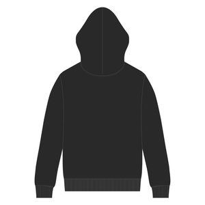 Sudadera con Capucha Negra DST para Hombres, Bordado Chenille, Sororidad Griega Delta Divine Nine, Moda Universitaria - Product Image 3