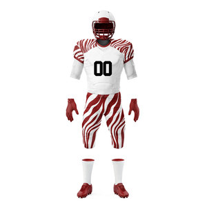 เสื้อฟุตบอลอเมริกันคุณภาพสูงสำหรับผู้ใหญ่ แบบสองสี ออกแบบลายทีมแบบซับลิเมชั่น ชุดฟุตบอลประสิทธิภาพสูง ปรับแต่งได้ - Product Image 5