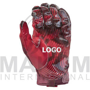 Gants de football américain en gros - Tissu confortable, prêts pour l'entraînement et les matchs en extérieur, unisexe - Adultes - Product Image 2