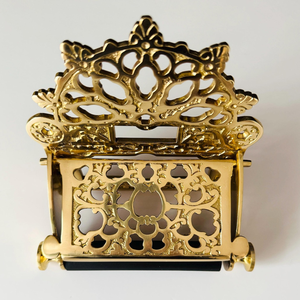 Victorian Polished <b>Brass</b> <b>Toilet</b> Paper <b>Holder</b> Vintage Bath Hardware Wall Mounted <b>Brass</b> <b>Toilet</b> <b>Roll</b> <b>Holder</b> Classic Bathroom - Product Image 5