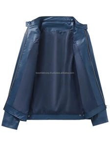 Veste de moto motard pour hommes en cuir de vachette 100% Original de qualité supérieure Personnaliser le service de logo Vestes de motard pour hommes. - Product Image 4