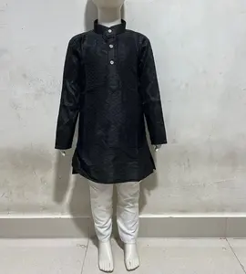 Kurta Pajama For Boys Indian for weddings Boys Self Design Jacquard Kurta Pajama Traditional Indian Clothes