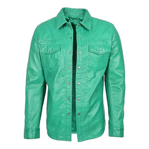 New Design Best Quality Hot Sale Leather Men's <b>Shirts</b> Low MOQ Wholesale Price Top Selling Made In Pakistan - Product Image 3