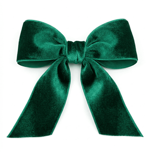 Cinta de Terciopelo Verde Esmeralda de 38 mm de Ancho, 1.5 Pulgadas, al por Mayor, para Envolver Regalos de Lujo, Lazos para el Cabello, Decoración de Bodas, Manualidades - Product Image 2