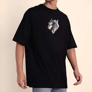 เสื้อยืดคอตตอนเนื้อหนักพิมพ์ลาย OEM 100% พร้อมสกรีนโลโก้แบบ DTG เสื้อยืดวินเทจสำหรับผู้ชาย เสื้อยืดสั่งทำพิเศษ - Product Image 3