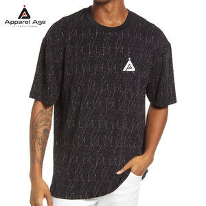 เสื้อยืดโอเวอร์ไซส์พิมพ์ลายผ้าฝ้าย 100% ทรงหลวม แขนสั้น ราคาประหยัด ระบายอากาศได้ดี น้ำหนักเบา สำหรับผู้ชาย - Product Image 1