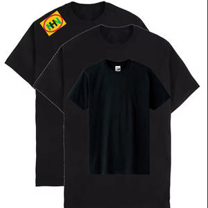 T-shirts pour hommes confortables, respirants, grandes tailles, à faible MOQ, élégants et tendance, avec logo personnalisé imprimé, 100 % coton, manches courtes - Product Image 1