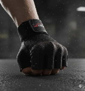 Guantes Deportivos RexFit Unisex Antideslizantes para Gimnasio y Fitness, Material PU, Guantes para Levantamiento de Pesas, Medios Dedos, Soporte para Muñeca, Ligeros - Product Image 5