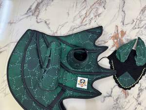 Tapis de selle personnalisable vert sublimé pour chevaux, tapis de selle personnalisé de couleur unie, ensemble de tapis de selle équestres - Product Image 4