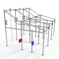 Station de fitness multifonctionnelle Sunshine Brand : Rack de squat autoportant en métal pour Cross Fit et compétition
