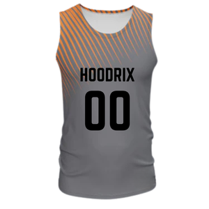 Customized Sleeveless Dodgeball Uniforms Sublimation Loose Fit <b>Athletic</b> Cut School League Dodgeball Vests Low MOQ OEM - Product Image 1