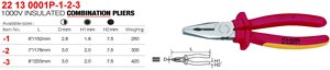 ชุดคีมและไขควงหุ้มฉนวน 1000V จำนวน 4 ชิ้น - Product Image 4