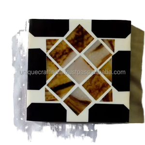 Posavasos de madera de resina Nórdica al por mayor de fábrica de alta calidad, posavasos de resina ecológicos para bodas y cumpleaños - Product Image 3