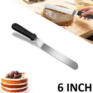 Espátula Angular para Glaseado, Cuchillo de 6 Pulgadas con Hoja de Acero Inoxidable y Mango de Plástico, Herramienta para Decorar Pasteles SURTECHS - Product Image 2