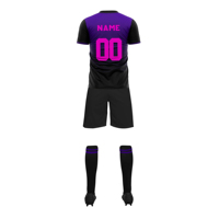 Ensemble d'uniformes de football personnalisés à séchage rapide et respirants avec logo, tenue d'entraînement sportive pour équipe, faible MOQ, prix abordable