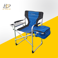 Chaise pliante portable confortable au design moderne, cadre en acier inoxydable, vente en gros de glacière de table en aluminium pour le jardin extérieur