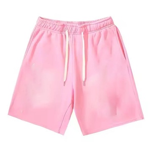 Vêtements pour hommes > Vêtements décontractés pour hommes > Short tricoté imprimé respirant à cordon de serrage, taille mi-haute, longueur genou, 220 g/m² - Product Image 3