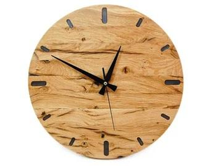 Antique 2025 <b>Wooden</b> Texture <b>Wall</b> <b>Clock</b> Hot Sale Natural Wood Home Interior Decor for Living Room BURAQ HANDICRAFT - Product Image 4