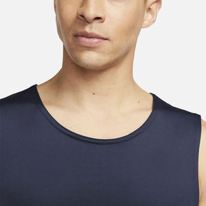 Camiseta Deportiva sin Mangas para Hombre, Diseño Nuevo, Tejida en Algodón y Fibra de Bambú, Corte Regular, Transpirable, Secado Rápido, para Gimnasio y Verano - Product Image 4