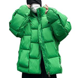 2025 hiver doux veste hommes mode classique col coupe-vent chaud vers le bas coton rembourré manteau mâle décontracté épaissi bouffant veste - Product Image 4