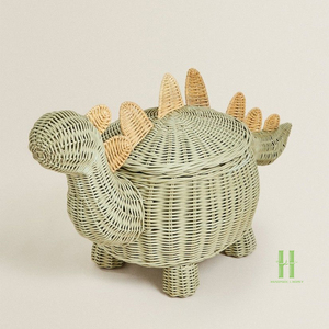 BEST WHOLESALE Eco-Friendly Rattan Seashell Shape <b>Storage</b> <b>Basket</b> Handmade <b>Wicker</b> Decorative <b>Basket</b> for Kids Room Toy <b>Storage</b> - Product Image 2
