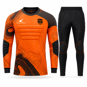 Conjunto de Camiseta de Portero de Fútbol de Manga Larga para Hombre, Sublimación, Corte Atlético, Uniforme de Portero para Adultos - Product Image 1