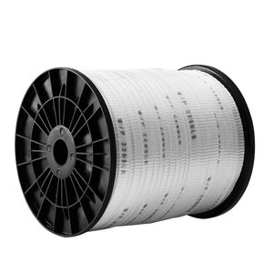 Nastro in poliestere con capacità di trazione da 2200 libbre 5/8 \ "X 630 '\' nastro in tessuto stampato a corda piatta che tira nastro elettrico - Product Image 1