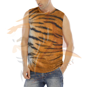 Camiseta Deportiva de Compresión para Hombre, Camiseta de Gimnasio sin Mangas de Poliéster para Correr, Camiseta de Gimnasio de Verano de Primera Calidad - Product Image 3