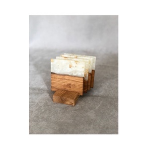 Eco-Friendly <b>Marble</b> Customizable Coasters for <b>Coffee</b> Tea Use Luxury Kitchen Styling <b>Table</b> Decor Hotel Wedding Use Coaster <b>Sets</b> - Product Image 3