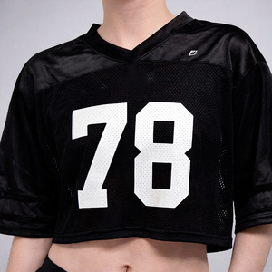 Jersey Corto de Fútbol Americano para Mujer, Calidad Premium, Malla Transpirable de Poliéster, Manga Corta, Ropa Deportiva, OEM, ODM, Venta al Por Mayor, EE. UU. - Product Image 1