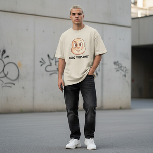 T-shirt court streetwear 2026 pour homme et femme, coupe lourde, impression DTG personnalisée, épaules tombantes, vente en gros OEM - Product Image 6