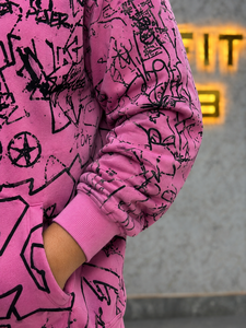 Sudadera con Capucha Personalizada con Cremallera, Lavado Ácido, Impresión a Todo Color, 100% Algodón, Ecológica, Transpirable, Estilo Urbano, Ropa de Otoño - Product Image 6