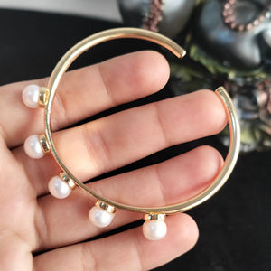 Luxury Drop <b>Bracelet</b> with Freshwater Jewelry Gift for Wedding & Formal Celebration Use as adjustable Free Size <b>Bracelet</b> - Product Image 2