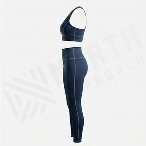 Conjunto de Yoga Personalizado para Mujer, Transpirable, de Secado Rápido, Ropa Deportiva para Gimnasio, Traje Deportivo, Ropa de Entrenamiento para Damas - Product Image 3