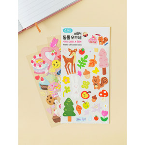 Comprare oggetti animali adesivi decorativi 4-Pack - Product Image 1