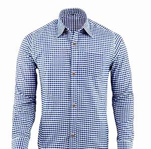 <b>Men</b>’s <b>Blue</b> Bavarian Oktoberfest <b>Shirt</b> Authentic Cotton Heritage Trachten S to 4XL - Product Image 1