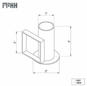 Metal Iron Art Painted Retro Handheld <b>Small</b> Candle Holder Stand <b>Container</b> Base Candlestick Home Decoration - Product Image 5