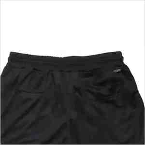<b>Men's</b> Black Solid Spandex Knitted Breathable <b>Shorts</b> Mid Waist Elastic Quick Dry with Pockets Casual Sporty Style - Product Image 3