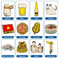 Fabricant Grossiste de badges et épingles en émail en métal, design élégant, personnalisables avec logo, pour cadeaux