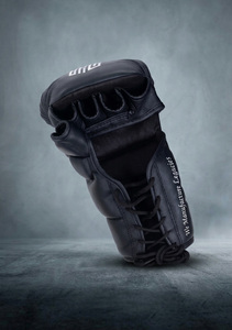Guantes de MMA con cordones para artes marciales, kickboxing, entrenamiento de golpeo, grappling, boxeo, guantes de 7oz para sparring de MMA - Product Image 3